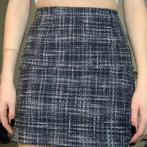 plaid mini skirt